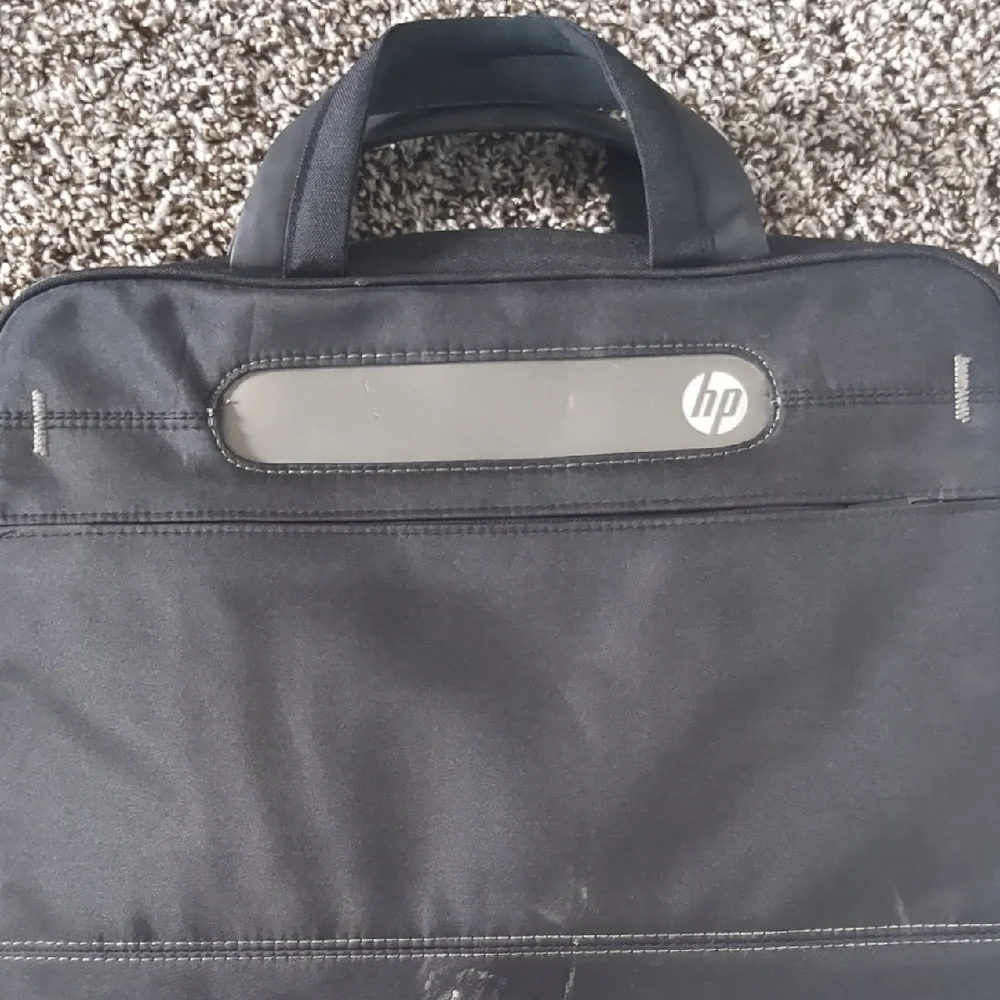 HP Black Laptop Briefcase with Top Handles
